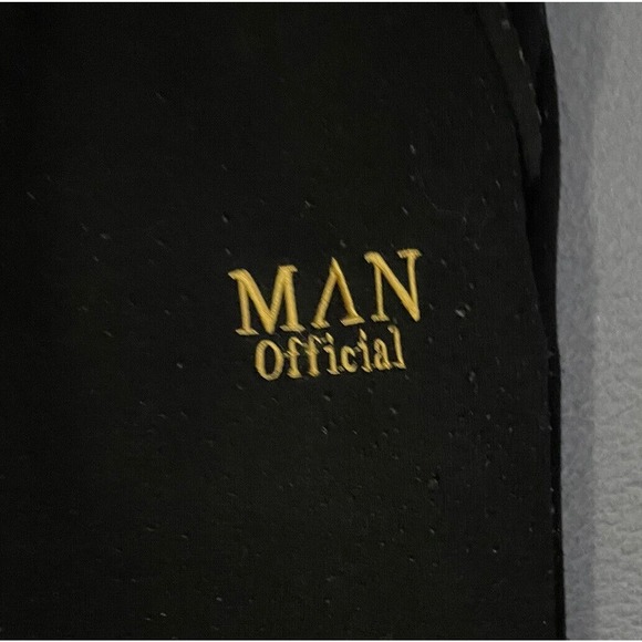Boohoo Man Official Tapered Sweatpants Black Tracksuit Trousers‎ Large - Picture 2 of 6